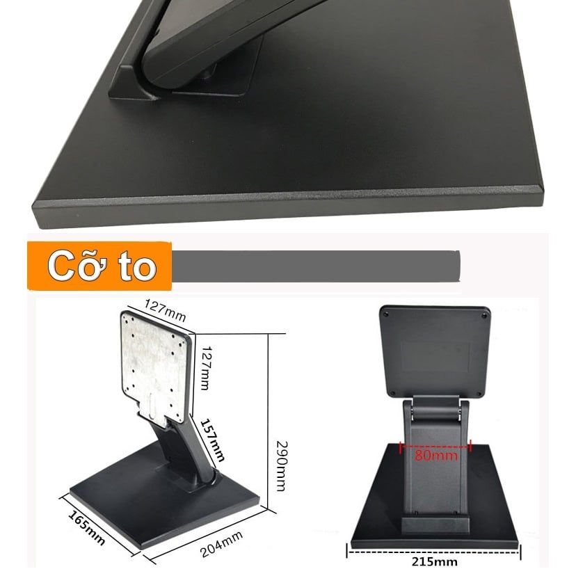 Chân đế màn hình di động, màn hình máy tính để bàn từ 8 đến 27 inch