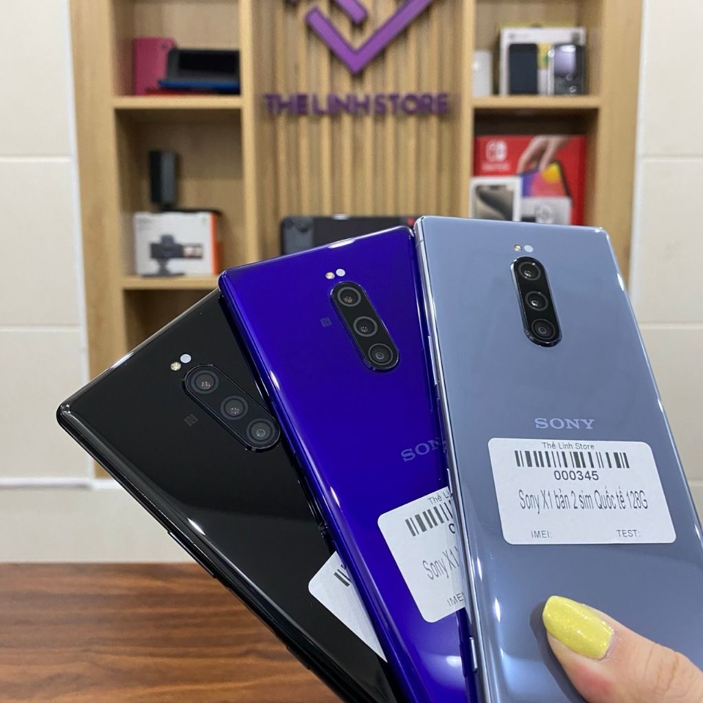 Điện thoại Sony Xperia 1 (Sony X1) có bản 2 Sim Quốc tế màn OLED 6.5 inch 4K 21:9 - Snap 855 ram 6G
