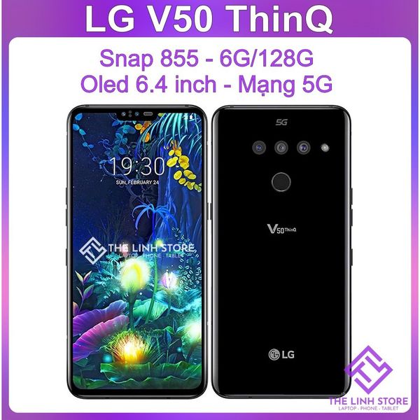 Điện thoại LG V50 ThinQ màn OLED 6.4 inch - Snap 855 ram 6G 128G