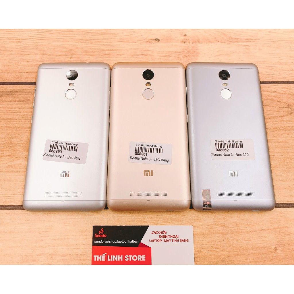 Điện thoại Xiaomi Redmi Note 3 2 Sim - Chip Helio lõi 8, Vân tay