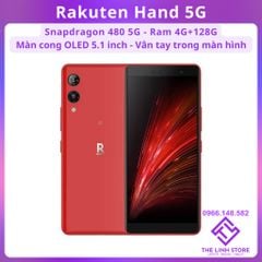 Điện thoại Rakuten Hand 5G 128G màn cong OLED 5.1 inch - Snapdragon 480 5G