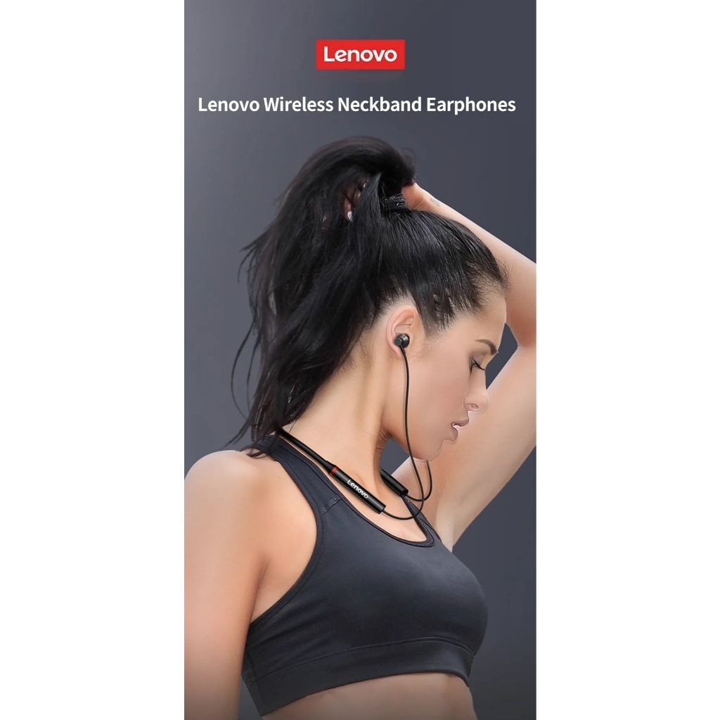 Tai Nghe Lenovo HE05X Thể thao nhét tai không dây - Bluetooth 5.0 Pin tốt, có mic