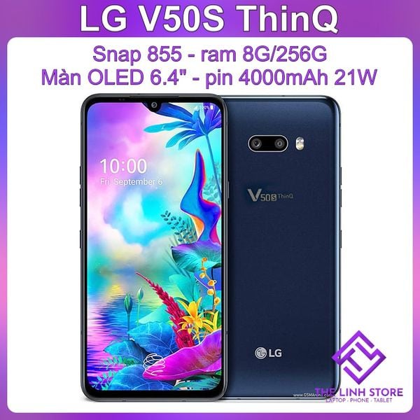 Điện thoại LG V50S ThinQ màn OLED 6.4 inch - Snap 855 ram 8G 256G