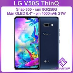 Điện thoại LG V50S ThinQ màn OLED 6.4 inch - Snap 855 ram 8G 256G