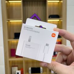 Bộ sạc nhanh Xiaomi 55W GAN zin chính hãng - (Xiaomi Mi 11, Mi 10, Redmi K30 Pro, K30 5G)