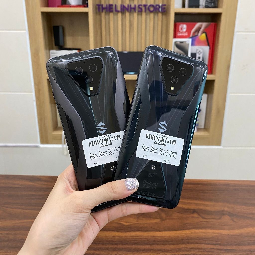 Điện thoại Xiaomi Black Shark 3S Ram 12G 256G - Snapdragon 865 màn AMOLED 120Hz