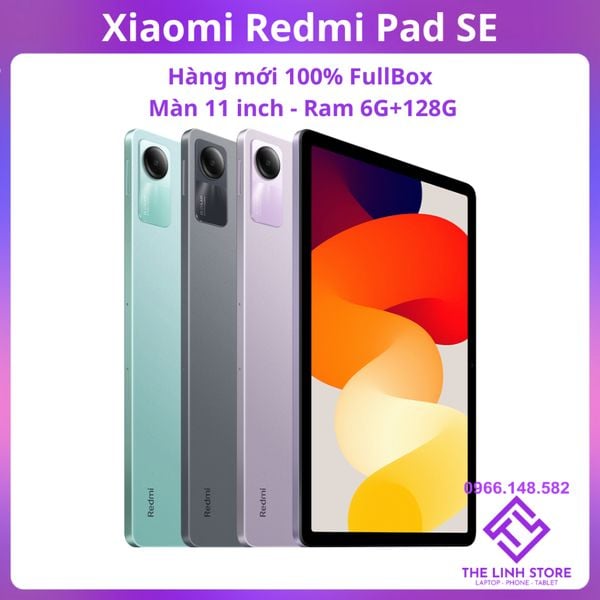 Máy tính bảng Xiaomi Redmi Pad SE hàng mới FullBox - Ram 6G 128G