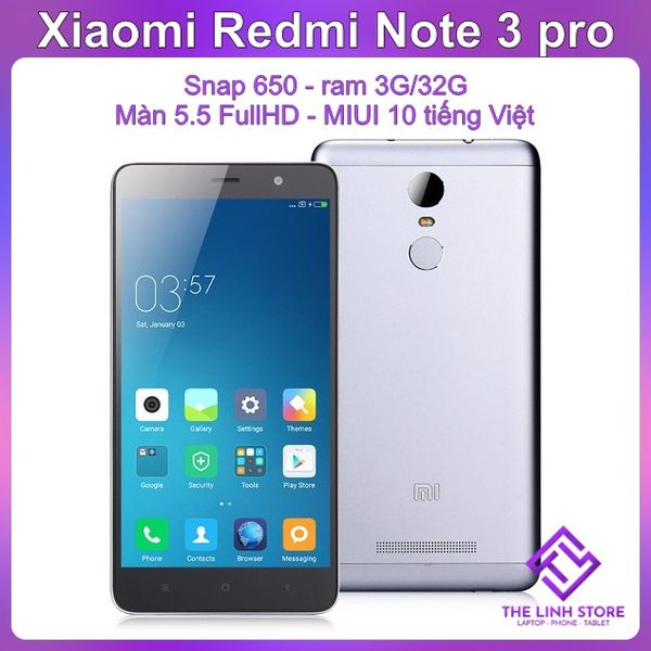 Điện thoại Xiaomi Redmi Note 3 Pro 2 Sim - Snapdragon 650 Màn 5.5 inch