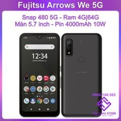 Điện thoại Nhật Fujitsu Arrow We 5G màn 5.7 inch  - Snap 480 5G