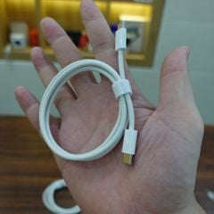 Cáp sạc nhanh 60W bọc dù TypeC to TypeC 5 lõi công suất thực