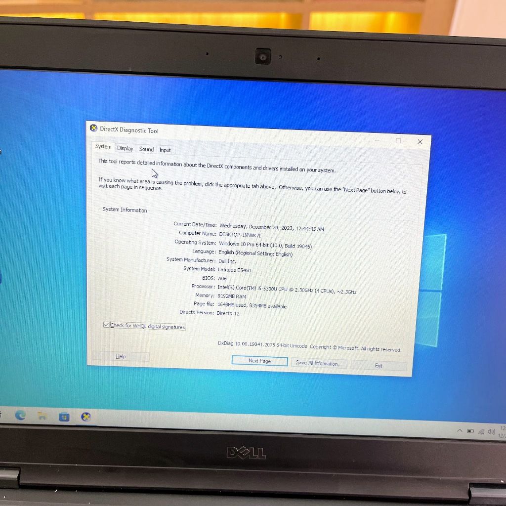 Laptop Dell Latitude E5450 màn 14 inch - Core i5 5200u ram 8G 256G SSD