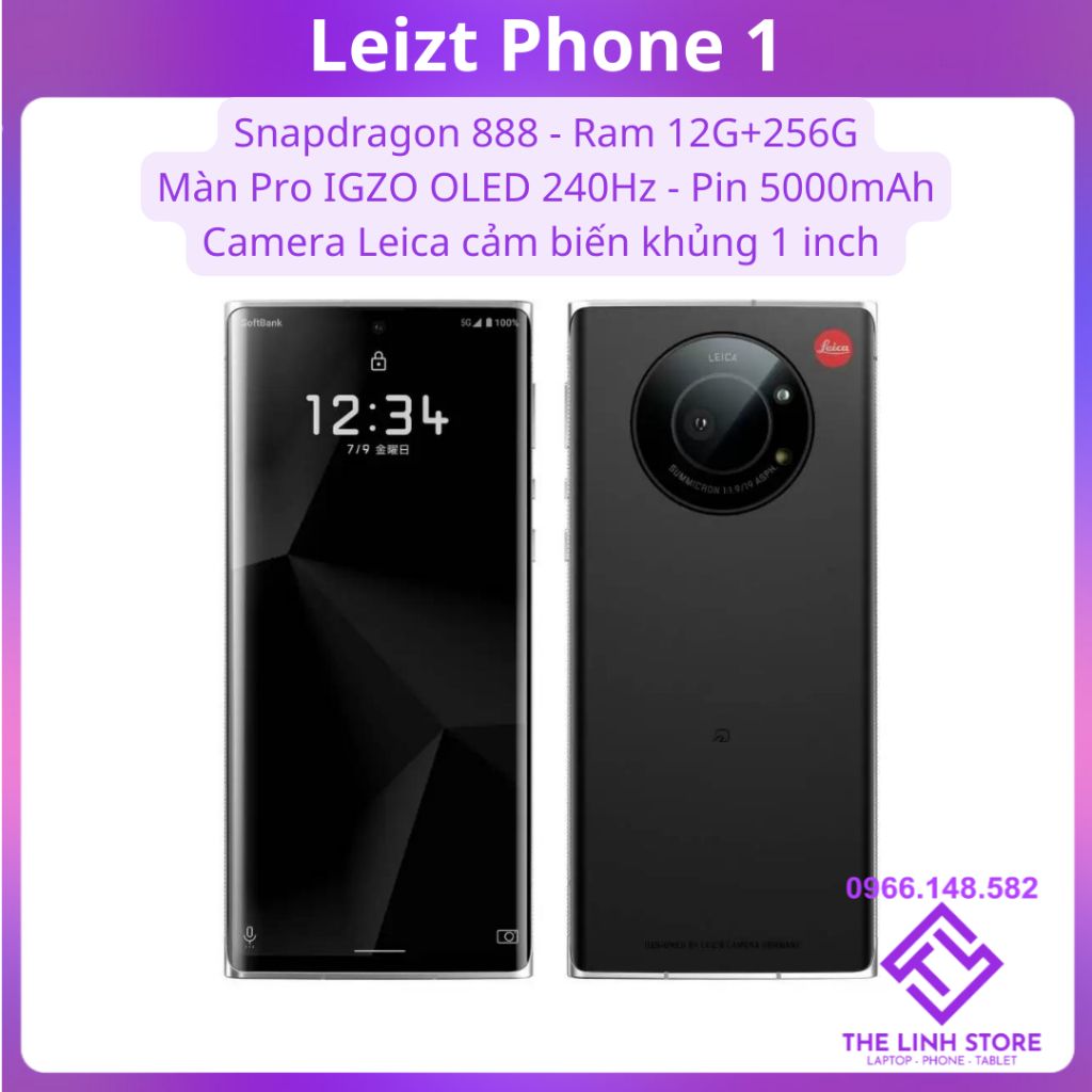 Điện thoại Leitz Phone 1 camera Leica cảm biến 1 inch - Ram 12G 256G ...