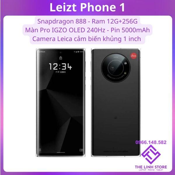 Điện thoại Leitz Phone 1 camera Leica cảm biến 1 inch - Ram 12G 256G màn Pro IGZO OLED 240Hz