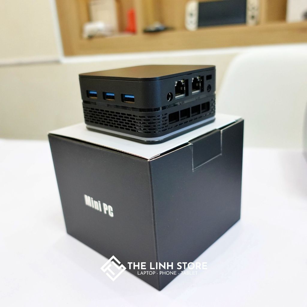 Máy tính Mini PC Intel NUC T9 Plus mới FullBox - intel N100 thế hệ 12 ram 16G Có LED
