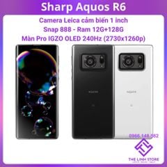 Điện thoại Sharp Aquos R6 camera Leica cảm biến 1 inch - Màn 240Hz ram 12G