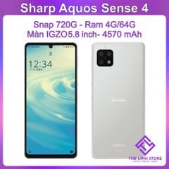 Điện thoại Sharp Aquos Sense 4 màn 5.8 inch - Snap 720G