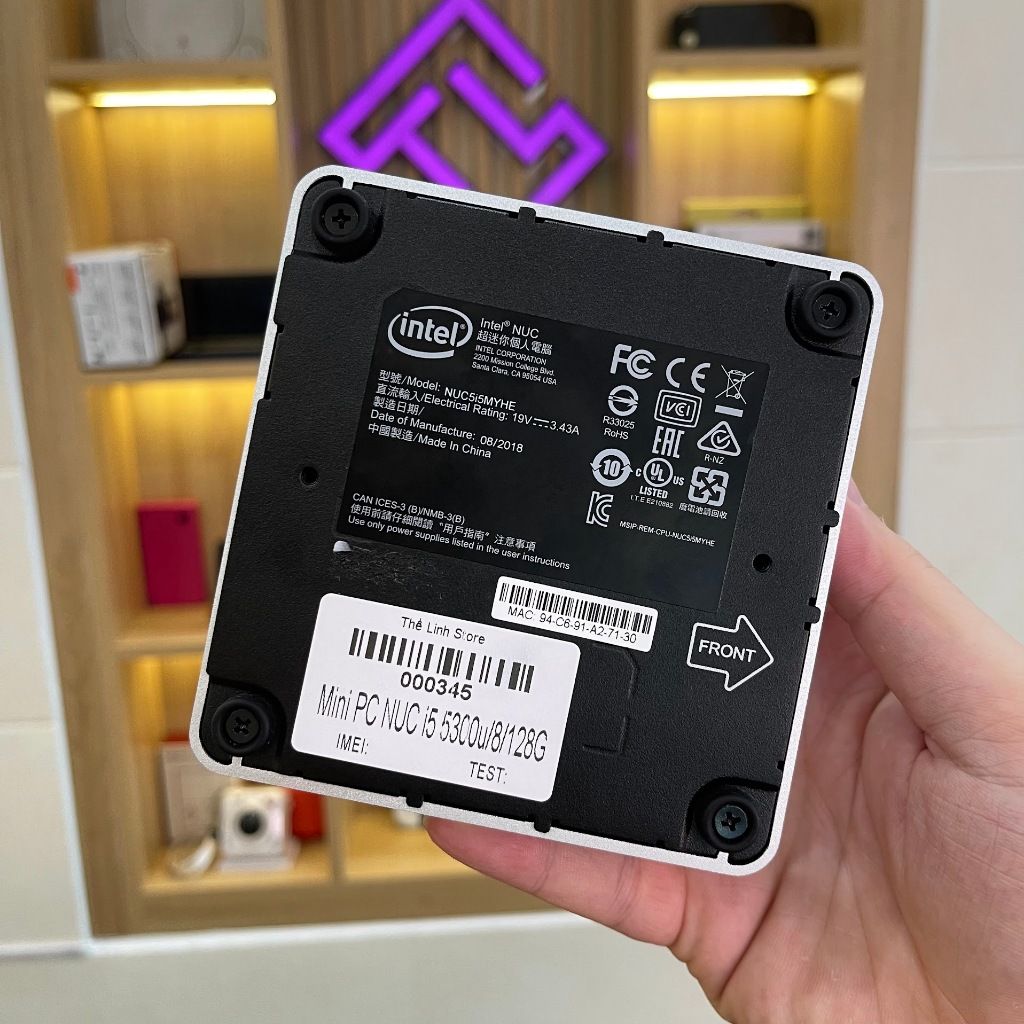Máy tính Mini PC Intel NUC 5 NUC5i5MYHE - Core i5 5300U Ram 8G