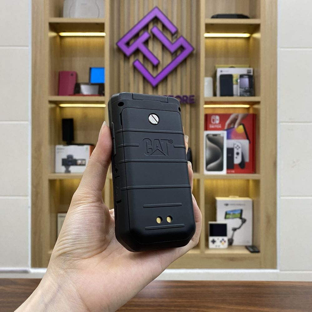 Điện thoại CAT S22 Flip chống nước chống va đập chuẩn quân đội - Android 11 màn 2.8 inch cảm ứng