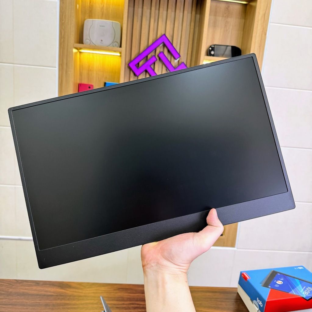 Màn hình di động 18.5 inch IPS Vỏ hợp kim chỉ mỏng 4mm - Tặng kèm bao da