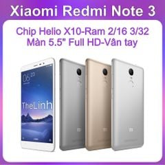 Điện thoại Xiaomi Redmi Note 3 2 Sim - Chip Helio lõi 8, Vân tay