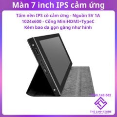 Màn hình di động 7 inch IPS có cảm ứng - Có bao da đi kèm