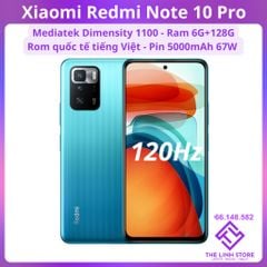 Điện thoại Xiaomi Redmi Note 10 Pro 5G Rom quốc tế - Dimensity 1100 ram 6G 128G màn 120Hz