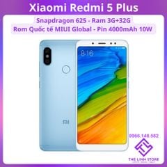 Điện thoại Xiaomi Redmi 5 Plus Rom quốc tế tiếng Việt - Màn 5.99 inch tỷ lệ 18:9