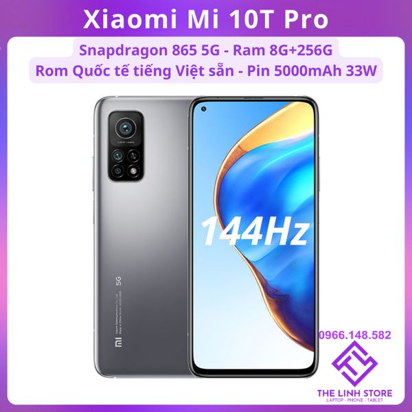 Điện thoại Xiaomi Mi 10T Pro 5G (K30S Ultra) Rom Quốc tế tiếng Việt - Snapdragon 865 ram 8G 256G