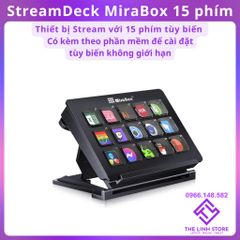 Thiết bị Stream MiraBox StreamDeck với 15 phím tùy biến
