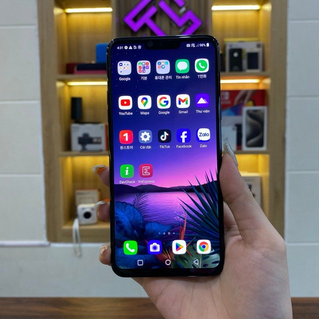 Điện thoại LG G8 ThinQ có bản Hàn - Snapdragon 855 ram 6G 128G