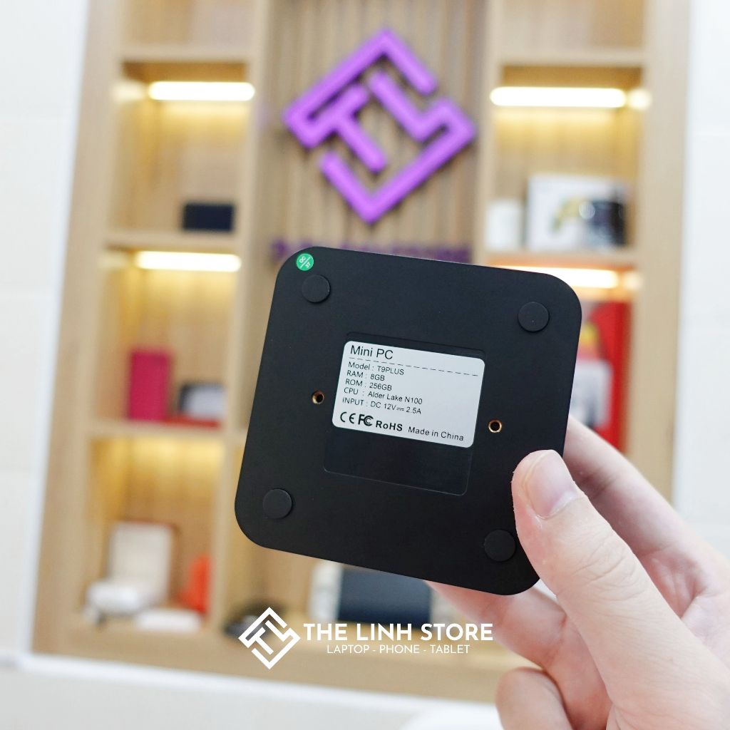 Máy tính Mini PC Intel NUC T9 Plus mới FullBox - intel N100 thế hệ 12 ram 16G Có LED