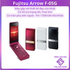 Điện thoại nắp gập Fujitsu Arrow F05G hỗ trợ 3G - Có màn phụ Thiết kế đẹp