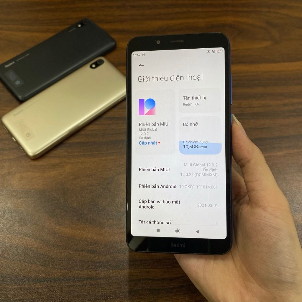 Điện thoại Xiaomi Redmi 7A Rom tiếng Việt- Snapdragon 439 Pin 4000mAh