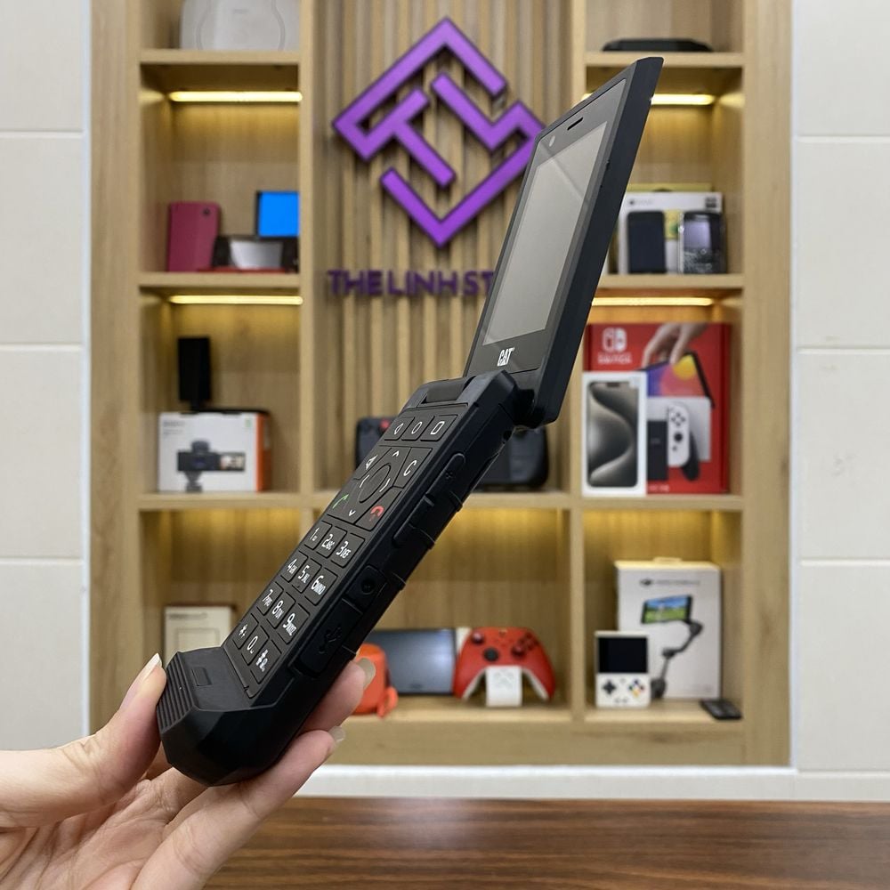 Điện thoại CAT S22 Flip chống nước chống va đập chuẩn quân đội - Android 11 màn 2.8 inch cảm ứng