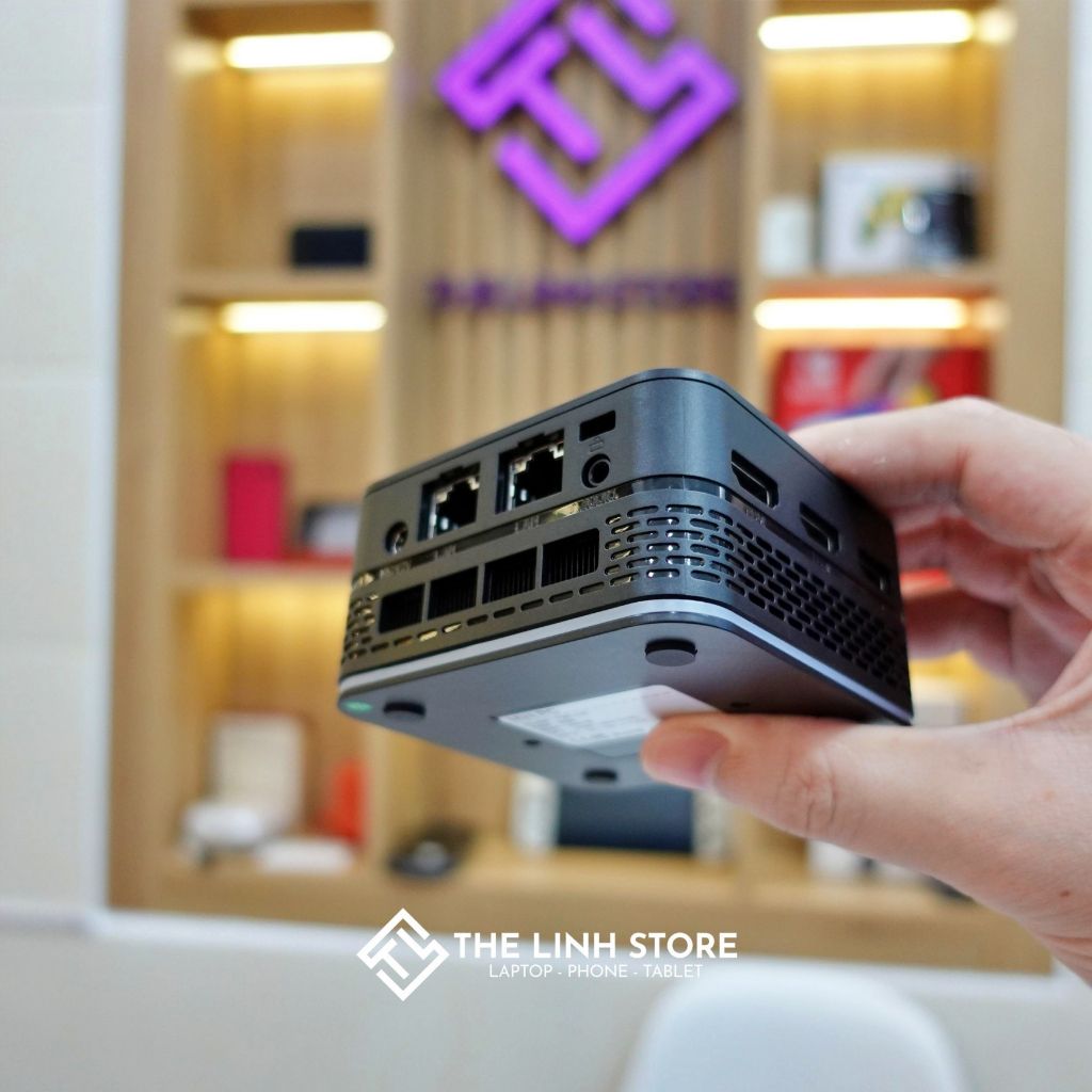 Máy tính Mini PC Intel NUC T9 Plus mới FullBox - intel N100 thế hệ 12 ram 16G Có LED