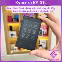 Điện thoại Kyocera KY-01L màn E-ink 2.8 inch siêu nhỏ chỉ 47g