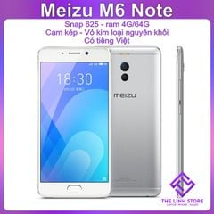 Điện thoại Meizu Note 6 (M6 Note) camera kép - Snap 625 Ram 4G 64G