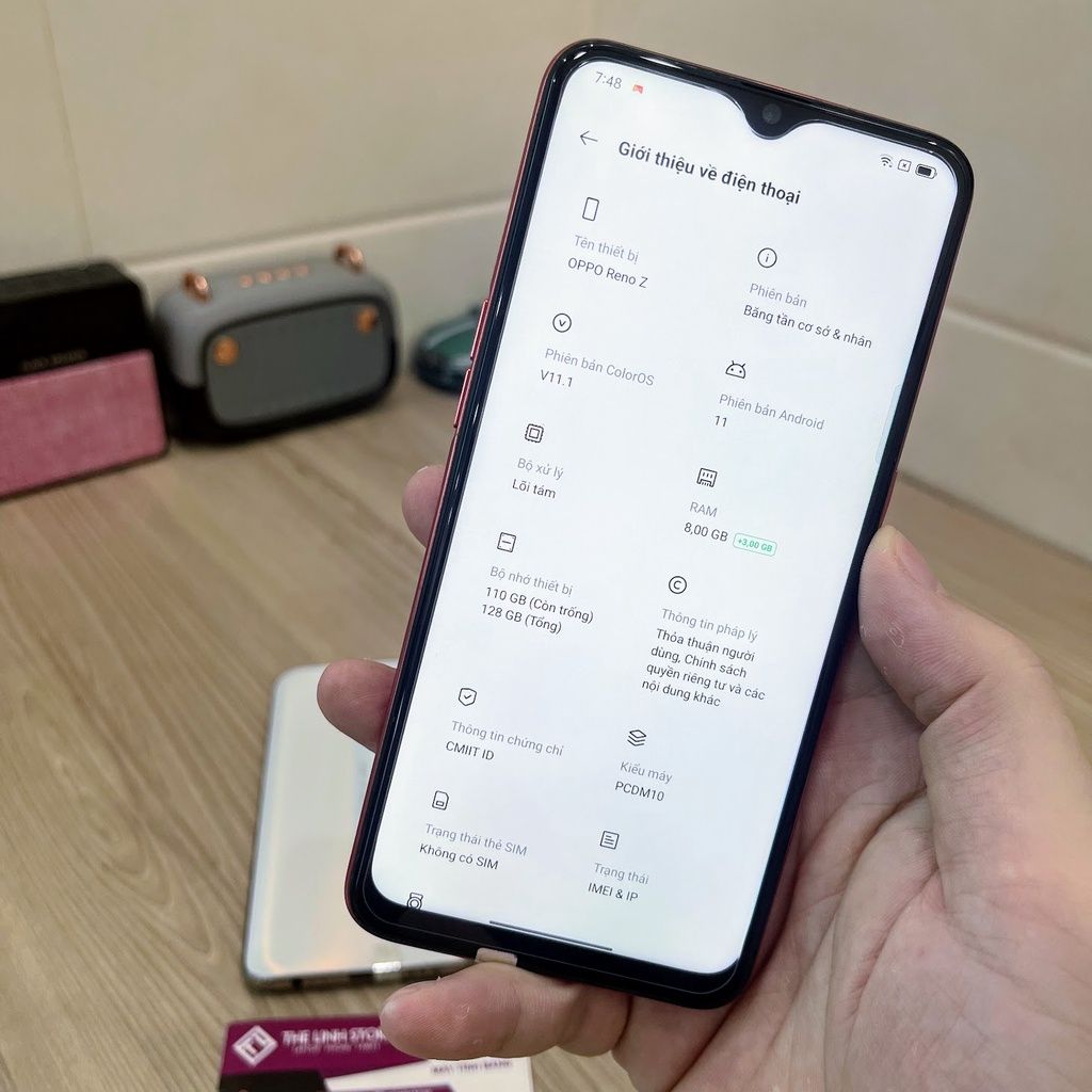 Điện thoại Oppo Reno Z ram 8G 128G - Helio P90
