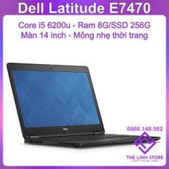 Laptop Dell Latitude E7470 màn 14 inch - i5 6200u Ram 8G SSD 256G