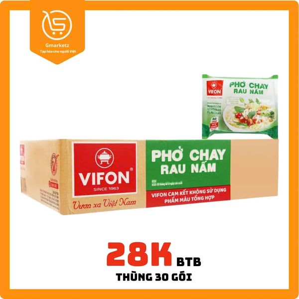 Phở chay rau nấm – Gmarketz