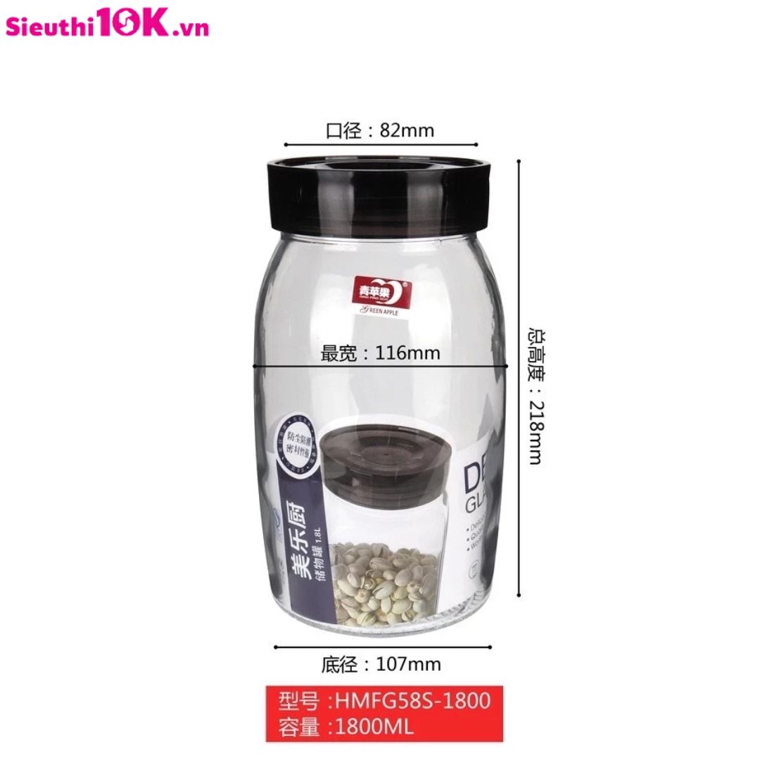  Lọ Hmfg58S - 1800Ml 12C/T 