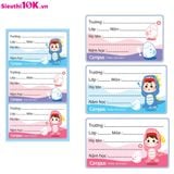  Nhãn Vở Zoo 2 Campus Nh-Z0212 12Chiếc 100/H 10H/T 