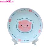  Đĩa 7 inch mặt heo hồng đáng yêu 70/T 