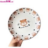  YP-60 Đĩa 8 inch chú gấu ngọt ngào 60/T 