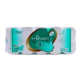  Giấy Vệ Sinh Hà Nội Xanh 3 Lớp Ko Lõi 10 Cuộn 