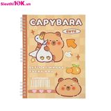  Sổ Capybara Bìa Meca 26 Lỗ, Size B5 