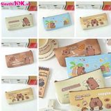  Túi Bút Capybara Pu Dễ Thương 