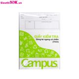  Tập Giấy Kt Campus B5 Màu Xanh Có Chấm 