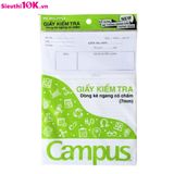  Tập Giấy Kt Campus B5 Màu Xanh Có Chấm 