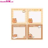  Tệp 50 Tờ Giấy Note Capybara Cool Ngầu 